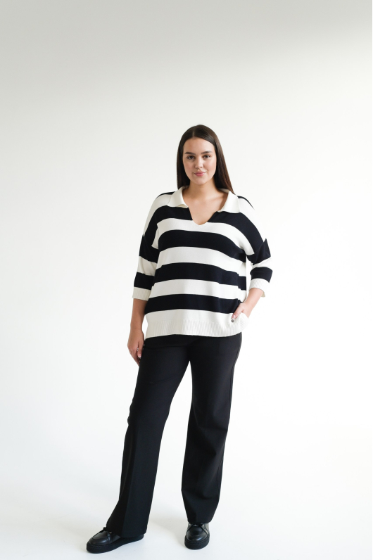 Джемпер в полоску